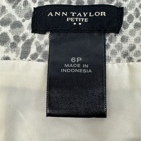 ANN TAYLOR Animal Snakeskin Print Pencil Skirt Office Career Sz 6 Petite - Picture 6 of 6